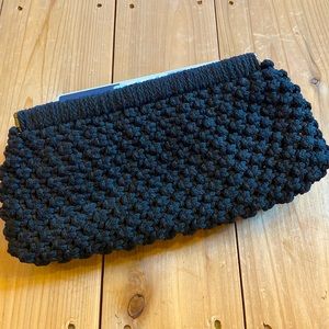 Vintage crochet clutch purse